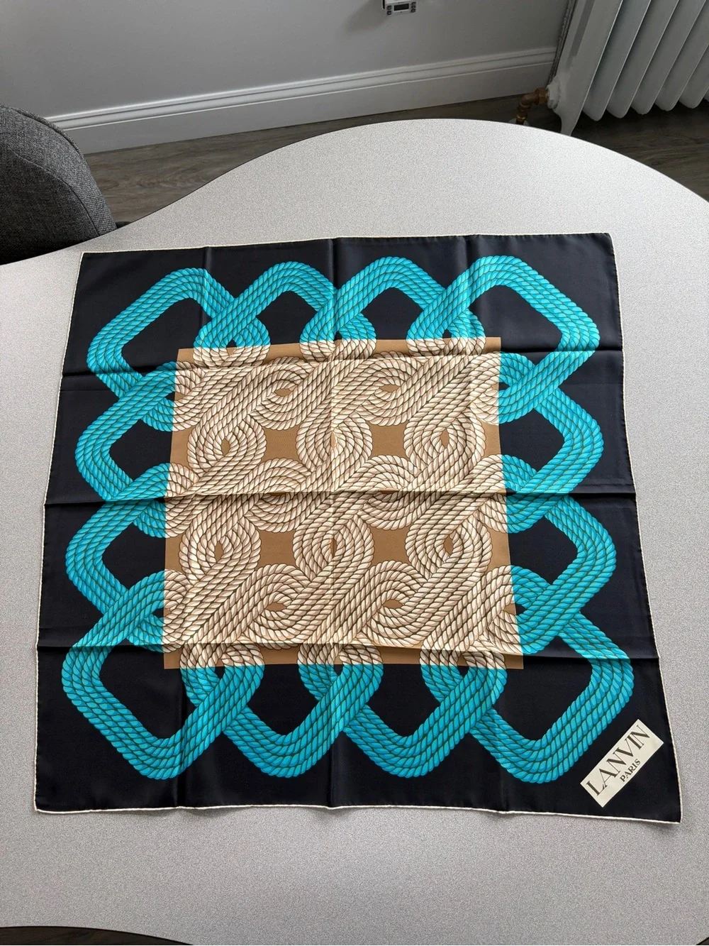 Vintage LANVIN PARIS  Scarf